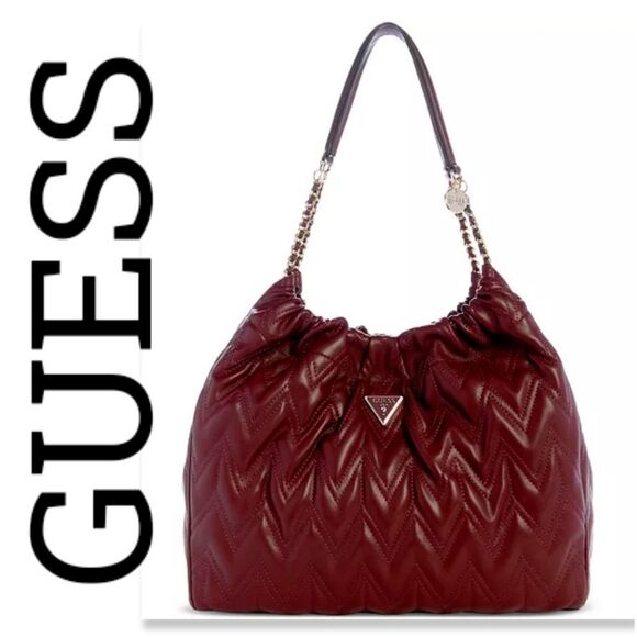 NWT GUESS Eda Large Hobo Bag - Picture 1 of 13